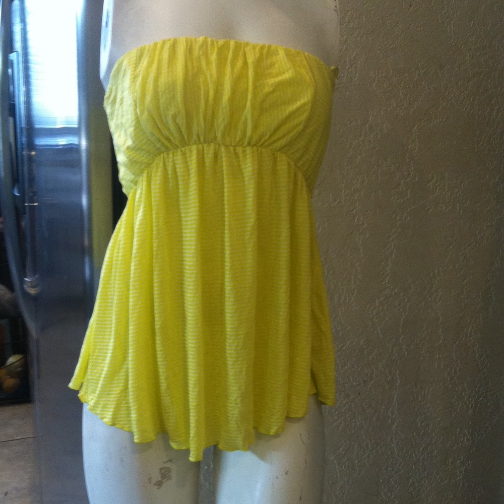 Free People strapless top